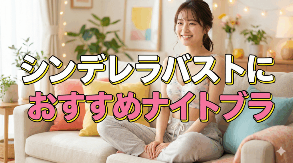 シンデレラバスト　おすすめ　ナイトブラ